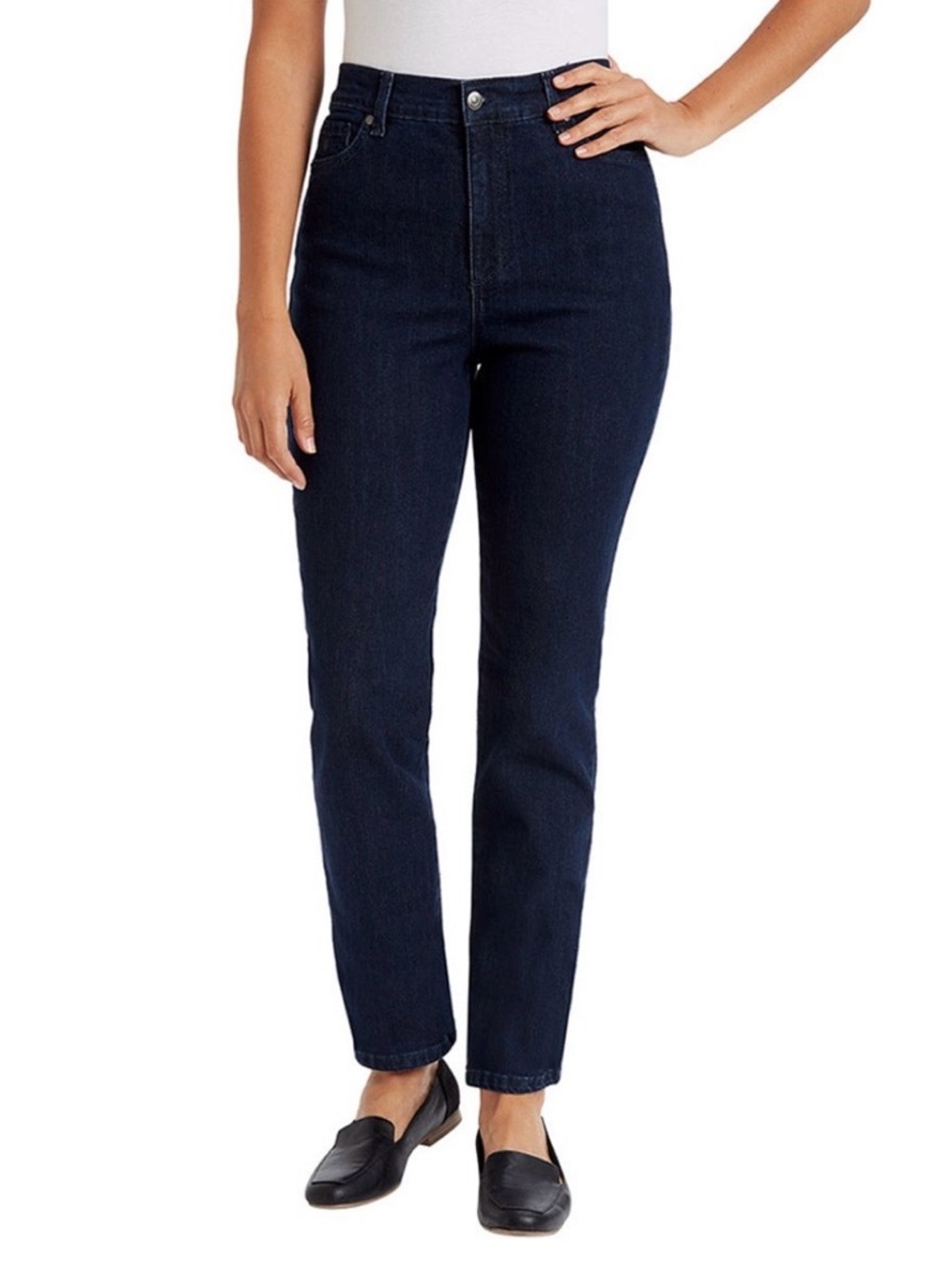 Gloria Vanderbilt Amanda Dark Blue Denim Jeans
